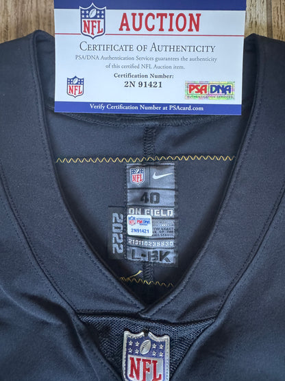 Steven Sims GAME WORN 💪10/16/22 PHOTO-MATCHED 📸 Pittsburgh Steelers On-Field NFL Jersey vs. Tampa Bay Buccaneers Also includes PSA Authenticity 🛡️