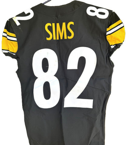 Steven Sims GAME WORN 💪10/16/22 PHOTO-MATCHED 📸 Pittsburgh Steelers On-Field NFL Jersey vs. Tampa Bay Buccaneers Also includes PSA Authenticity 🛡️