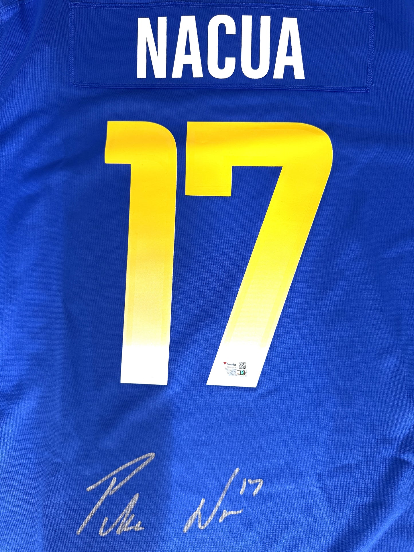 Puka Nacua Signed🖊️Los Angeles Rams🐏Nike ON-FIELD NFL Jersey👕Memorabilia⚡