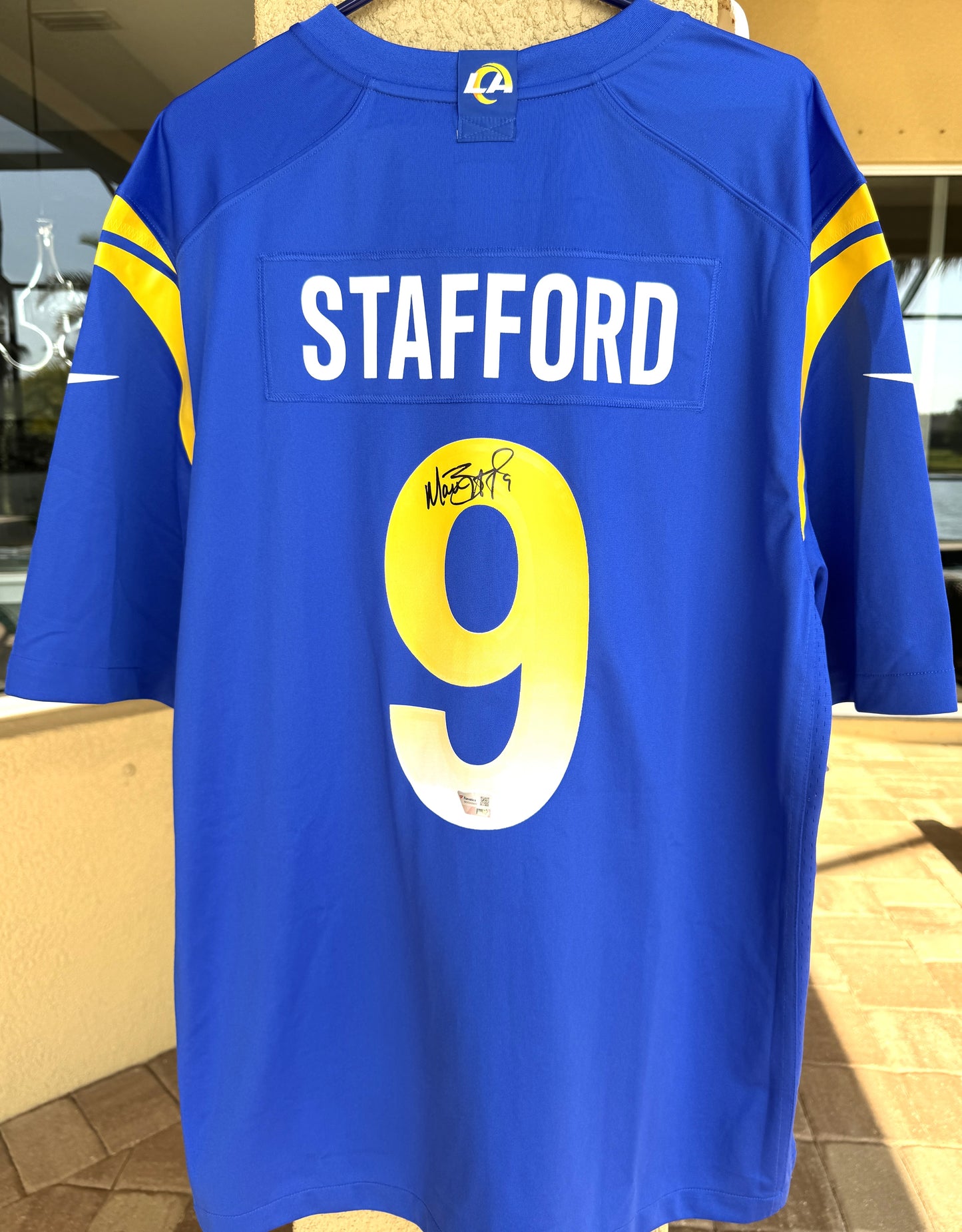 Matthew Stafford Hand-Signed🖊️Los Angeles Rams🐏Nike ON-FIELD NFL Jersey👕