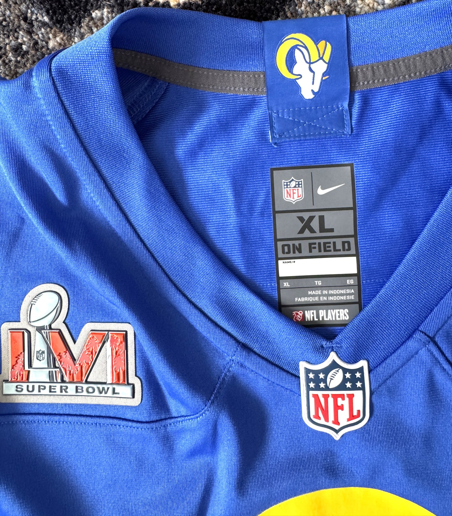 Matthew Stafford Hand-Signed🖊️Los Angeles Rams🐏Nike ON-FIELD NFL Jersey👕