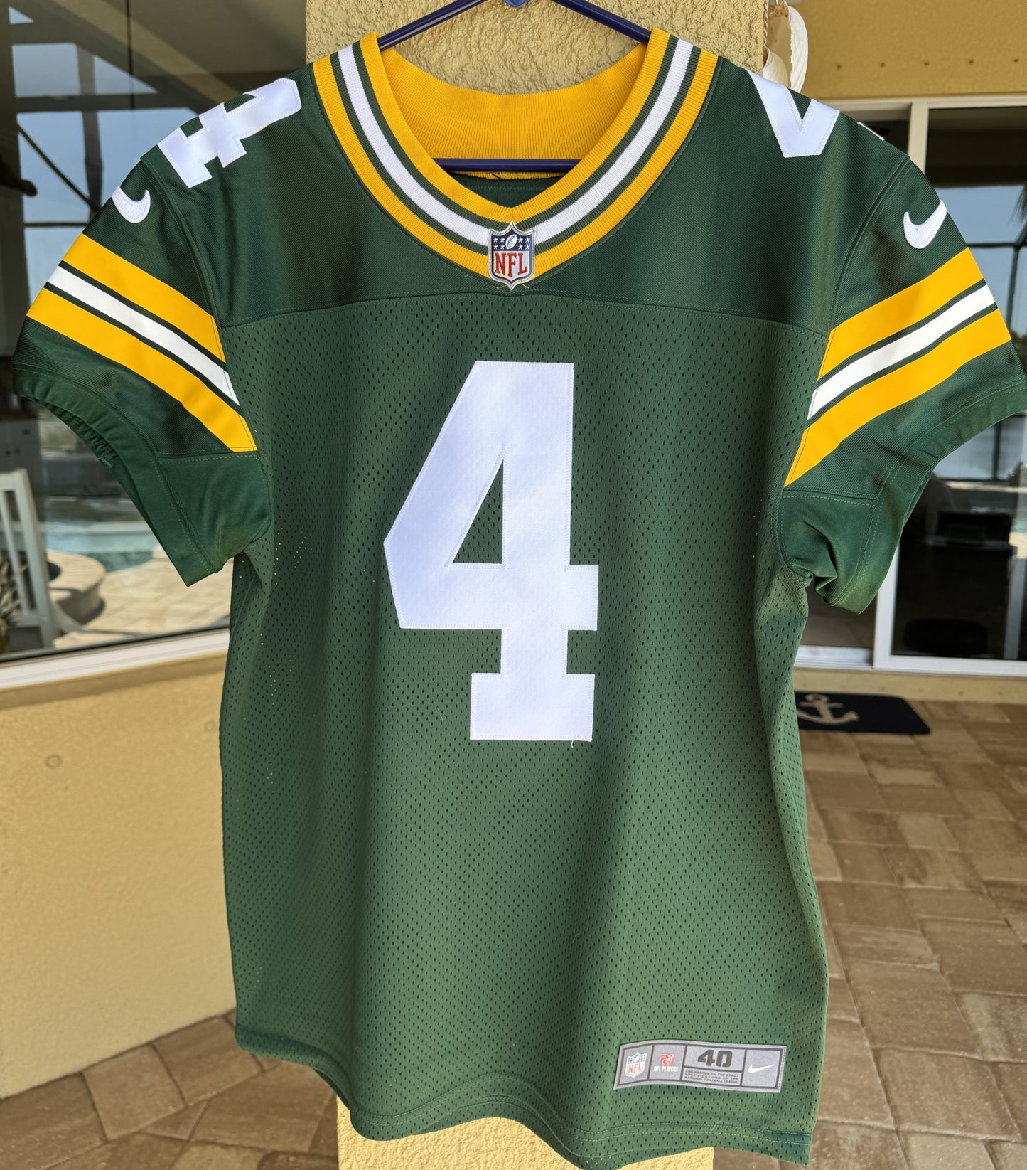 Brett Favre Signed ✍️ Green Bay Packers 🟢🟡 Nike ELITE On-Field NFL Jersey👕 Also includes Authenticity