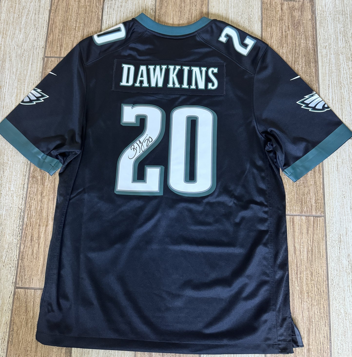 Brian Dawkins Signed✍️Philadelphia Eagles🦅Authentic Nike NFL Jersey👕