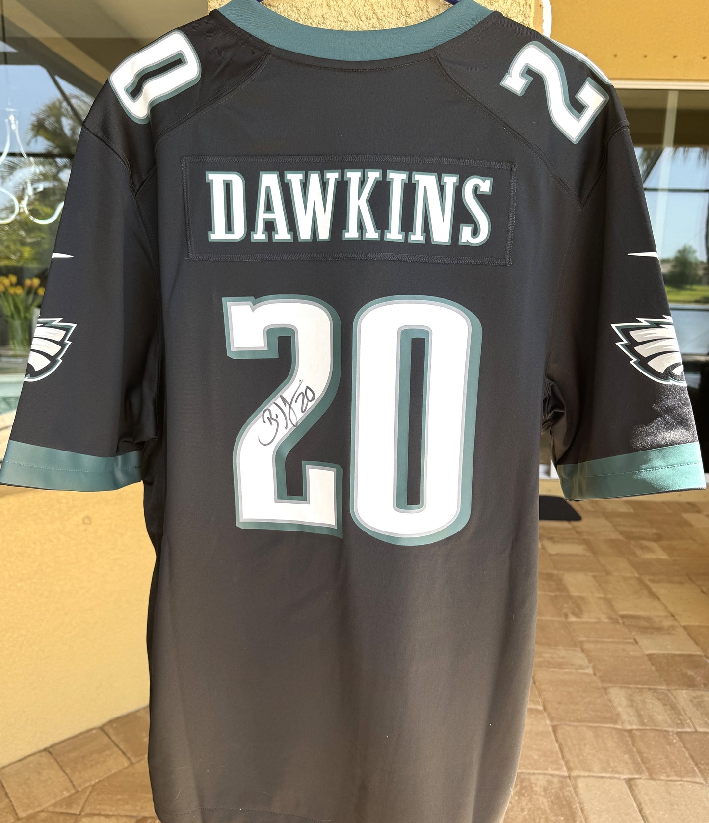 Brian Dawkins Signed✍️Philadelphia Eagles🦅Authentic Nike NFL Jersey👕