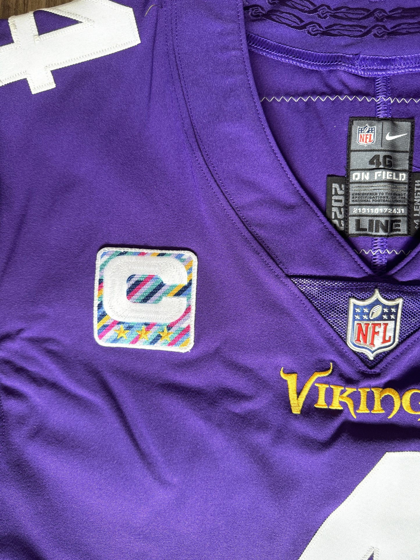 Dalvin Cook Signed TEAM ISSUED Minnesota Vikings On-Field Nike NFL Jersey 👕 Inc. PSA Authenticity 🛡️