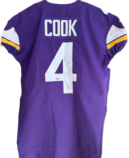 Dalvin Cook Signed TEAM ISSUED Minnesota Vikings On-Field Nike NFL Jersey 👕 Inc. PSA Authenticity 🛡️