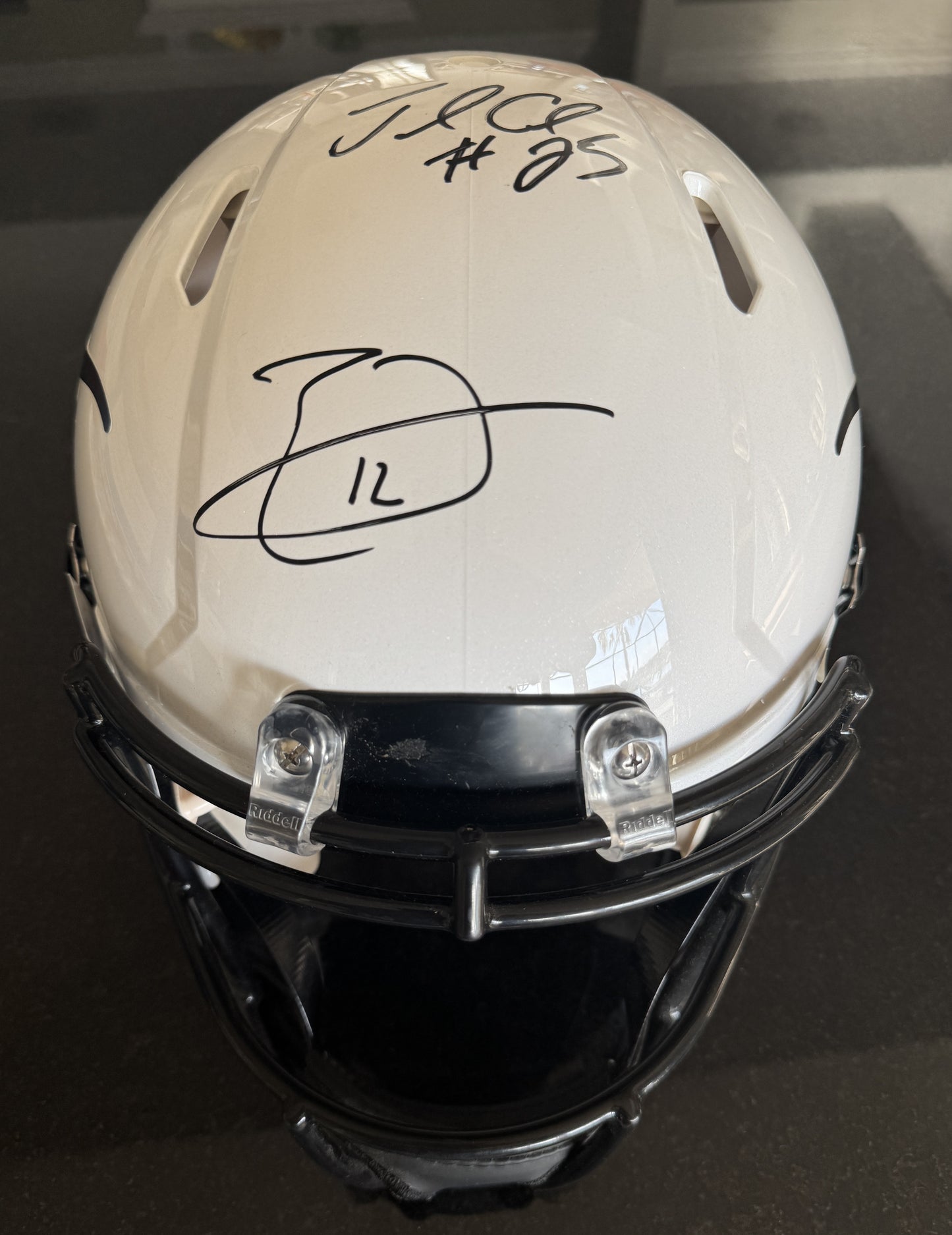 Jamaal Charles & Earl Thomas Hand-Signed Texas Longhorns🐂 Full-Size Authentic Speed NFL Helmet 🏈
