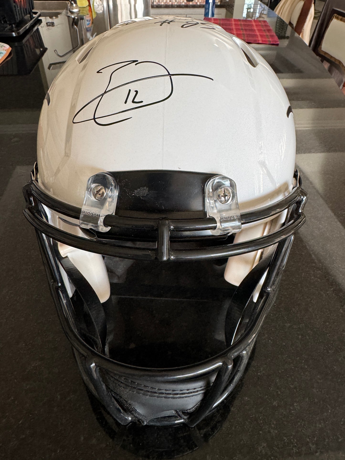 Jamaal Charles & Earl Thomas Hand-Signed Texas Longhorns🐂 Full-Size Authentic Speed NFL Helmet 🏈