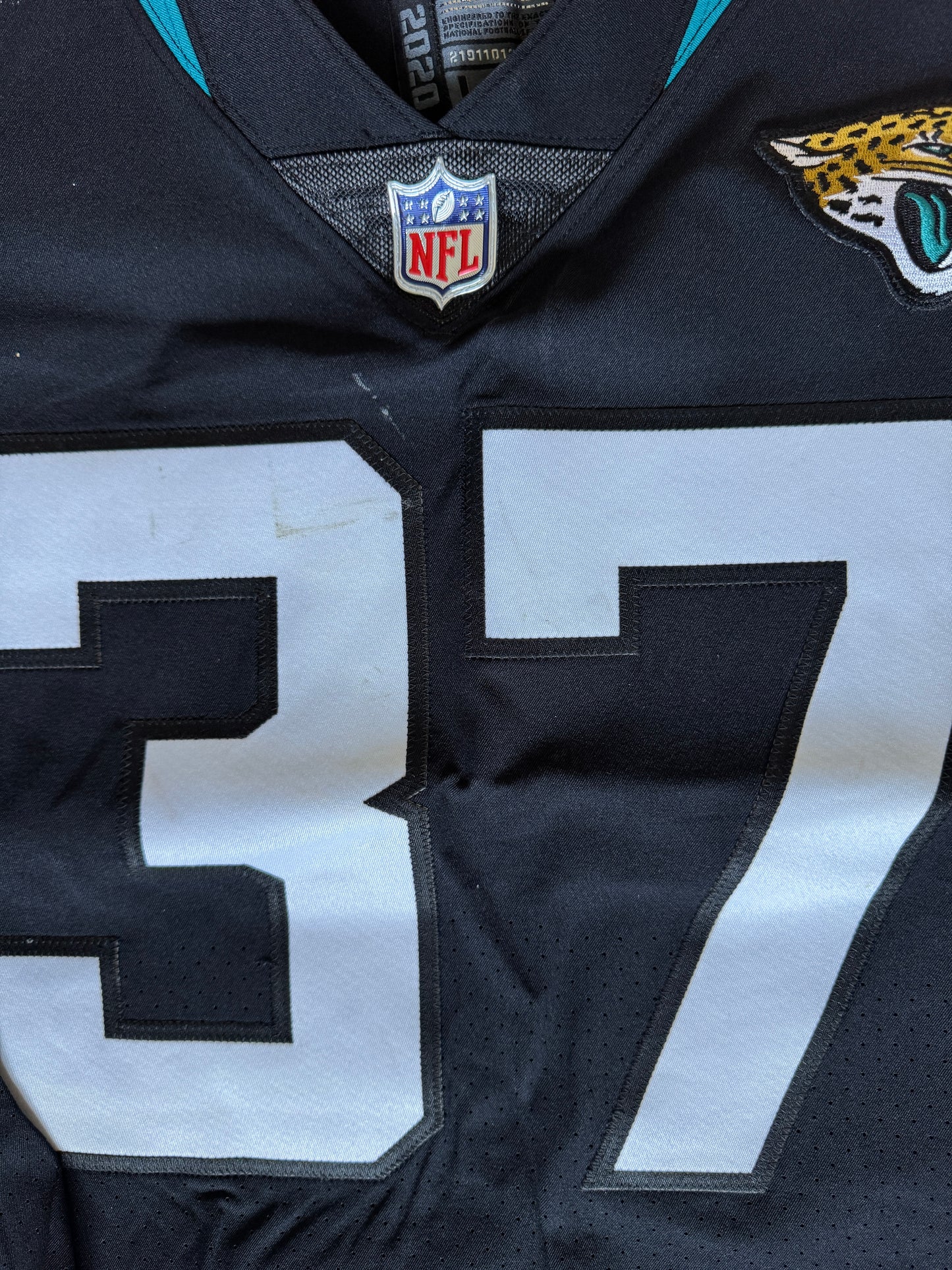 Tre Herndon GAME WORN 10/17/21 Jacksonville Jaguars Nike NFL Jersey 🎽 vs. Miami Dolphins London Game