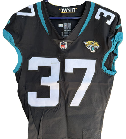 Tre Herndon GAME WORN 10/17/21 Jacksonville Jaguars Nike NFL Jersey 🎽 vs. Miami Dolphins London Game