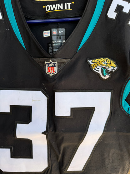 Tre Herndon GAME WORN 10/17/21 Jacksonville Jaguars Nike NFL Jersey 🎽 vs. Miami Dolphins London Game