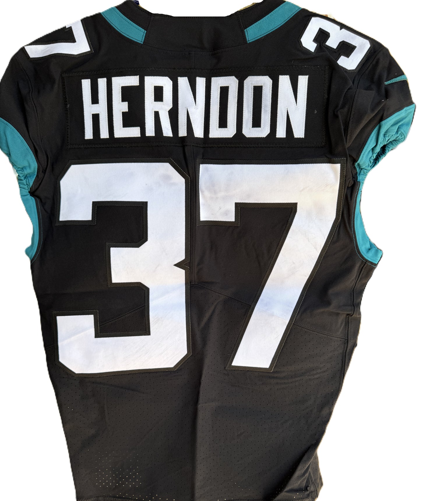 Tre Herndon GAME WORN 10/17/21 Jacksonville Jaguars Nike NFL Jersey 🎽 vs. Miami Dolphins London Game