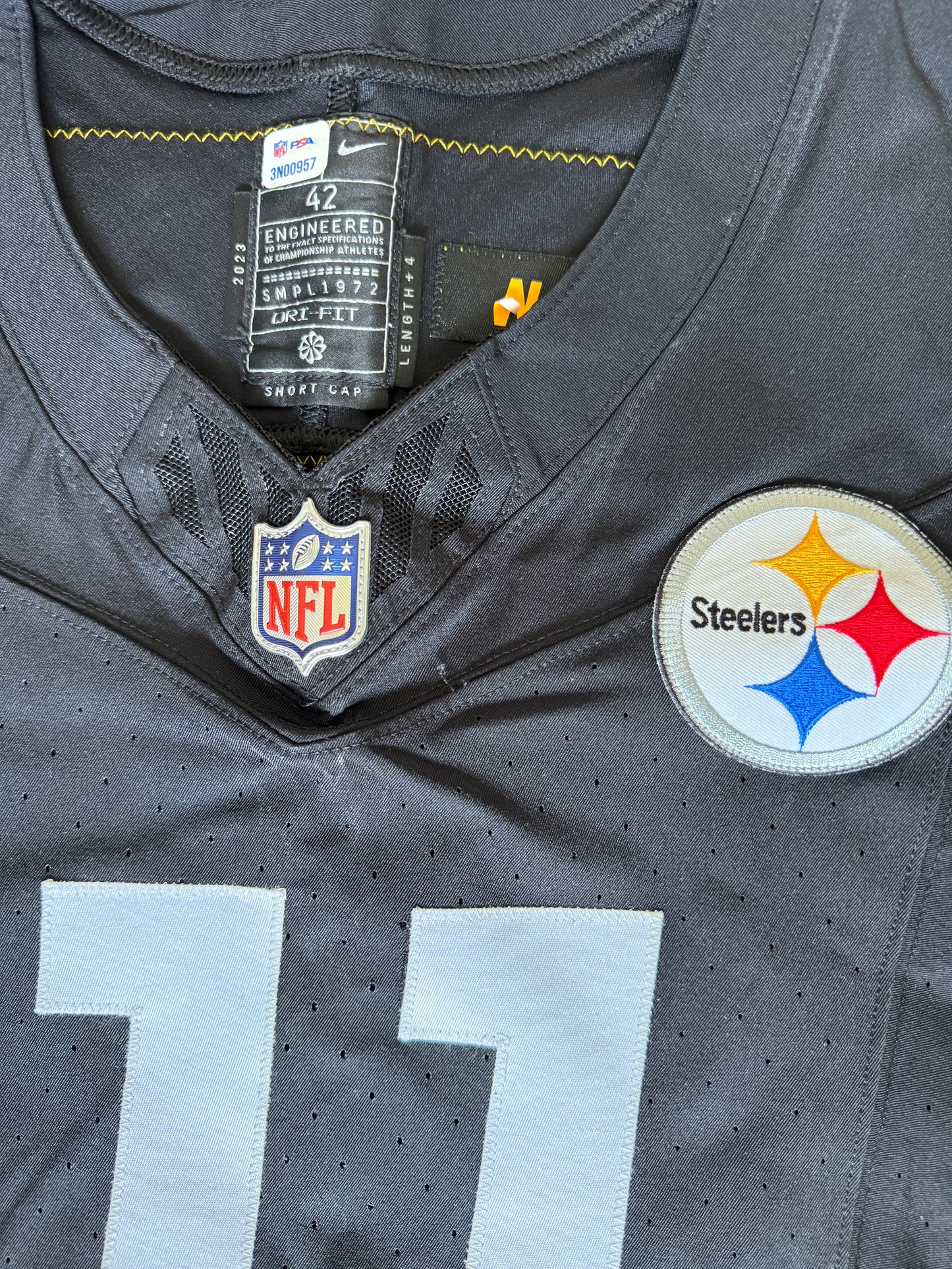 Allen Robinson GAME WORN💪10/29/23 Pittsburgh Steelers Nike NFL Jersey PSA Authenticated vs. Jacksonville Jaguars Crucial Catch Game