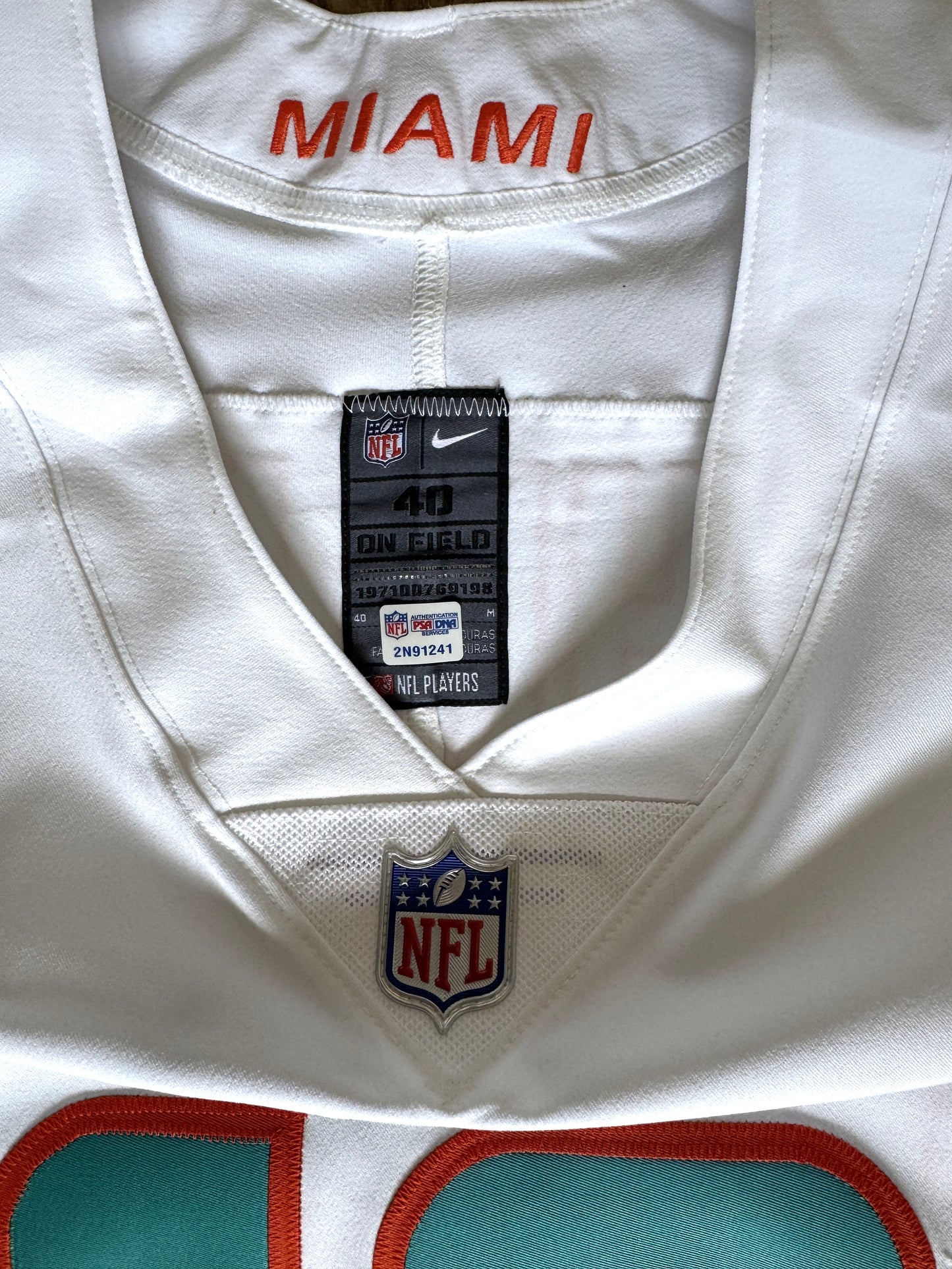 Tyreek Hill Signed Miami Dolphins Nike AUTHENTIC On-Field NFL Jersey - PSA Authenticated 🛡️