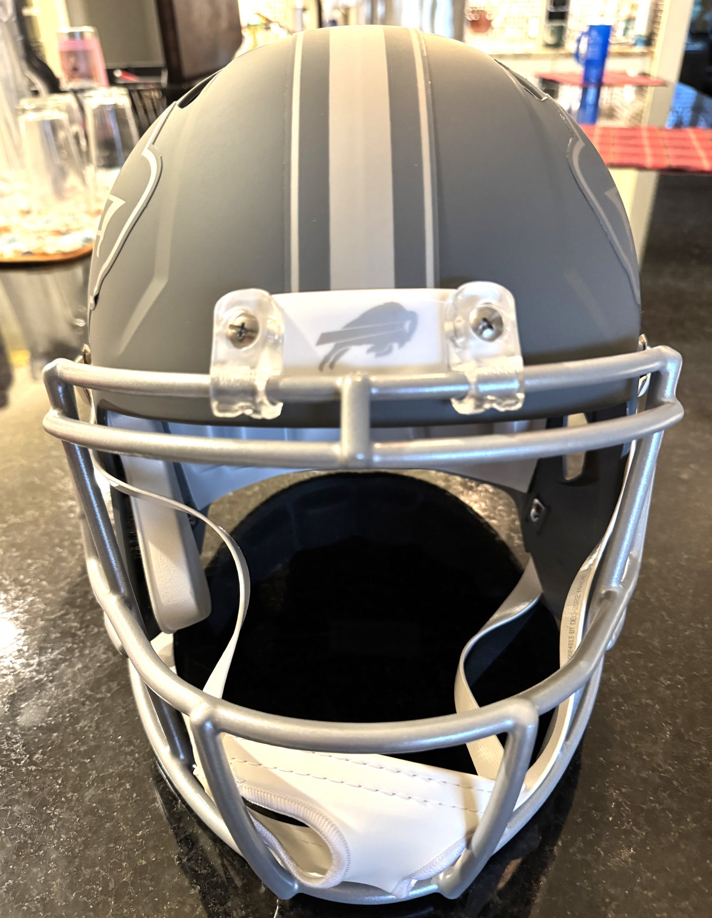 Amari Cooper Hand-Signed Buffalo Bills Full-Size Slate Alternate Speed NFL Helmet
