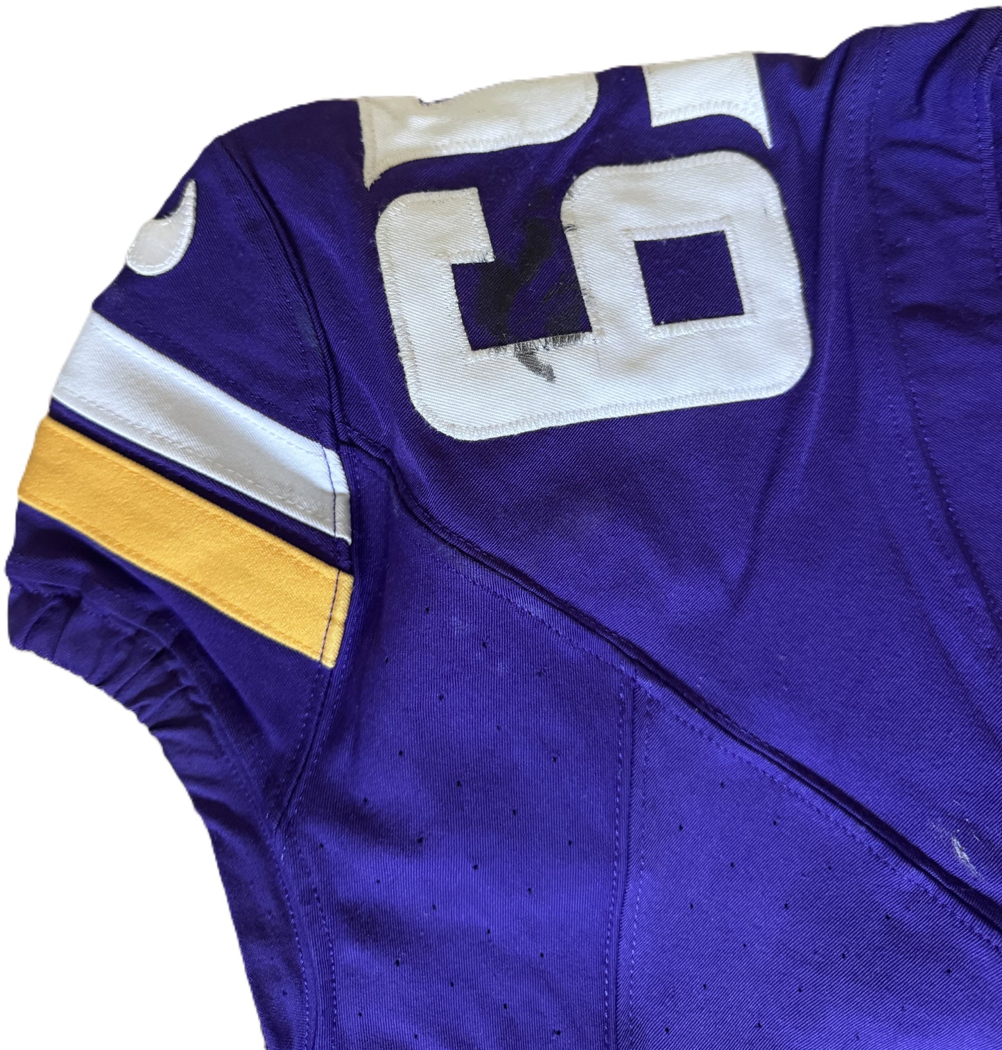 Dan Feeney GAME USED💪 10/06/24 Minnesota Vikings Nike NFL Jersey 👕 vs. New York Jets London Game ✅