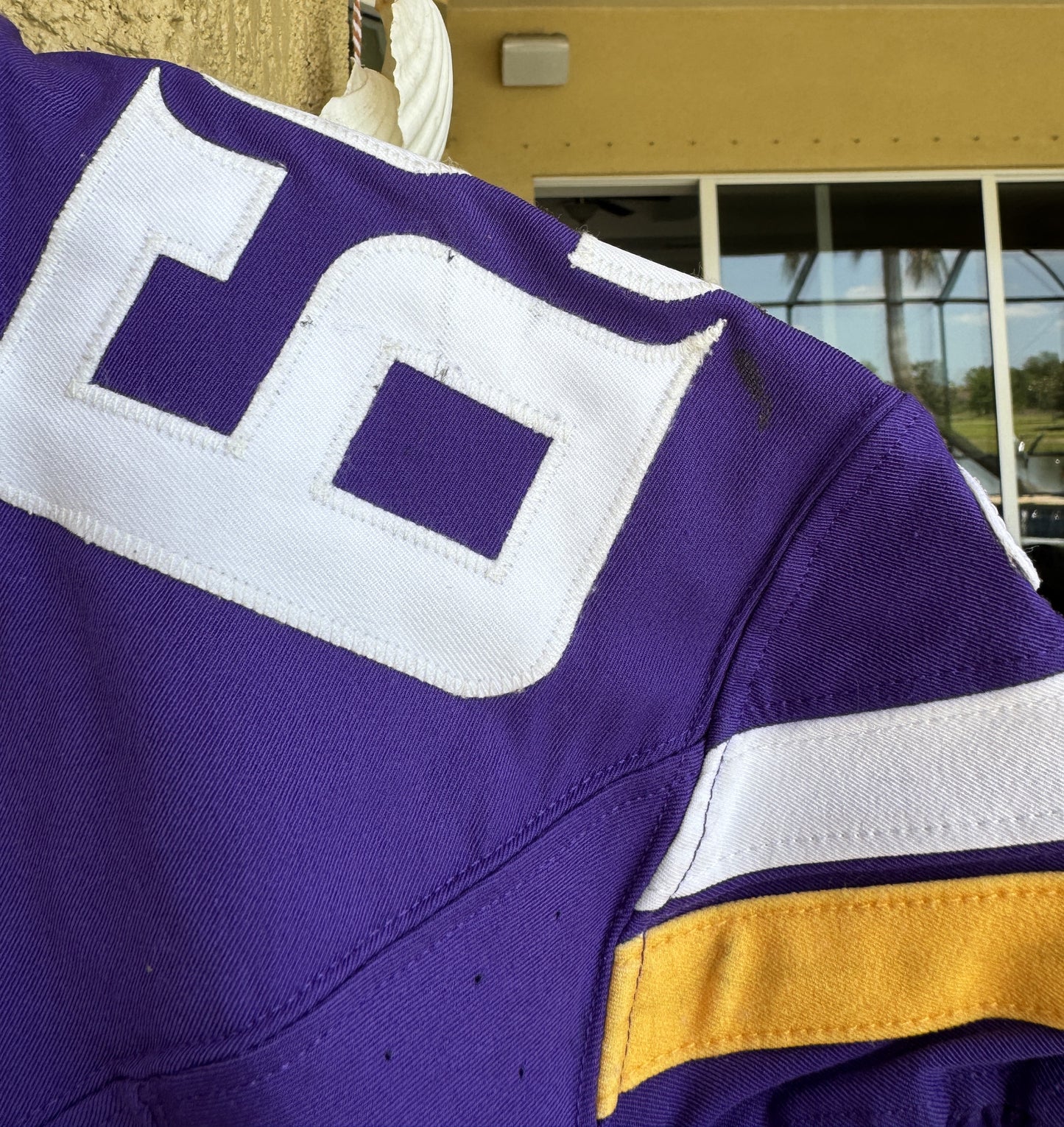 Dan Feeney GAME USED💪 10/06/24 Minnesota Vikings Nike NFL Jersey 👕 vs. New York Jets London Game ✅