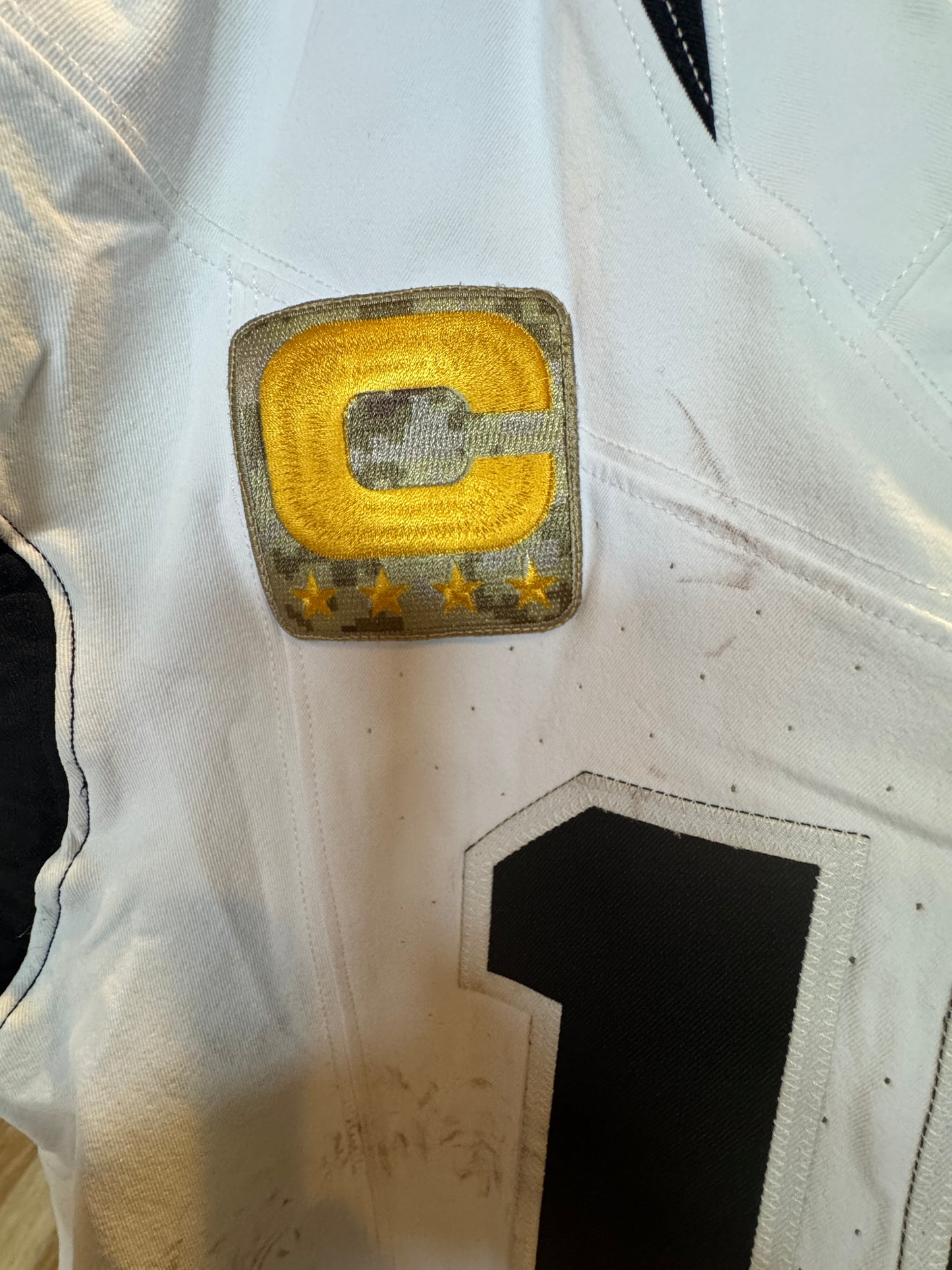 Trevor Lawrence GAME WORN 11/09/25 PHOTO MATCHED Jacksonville Jaguars Nike NFL Jersey vs Houston Texans Also includes Fanatics COA