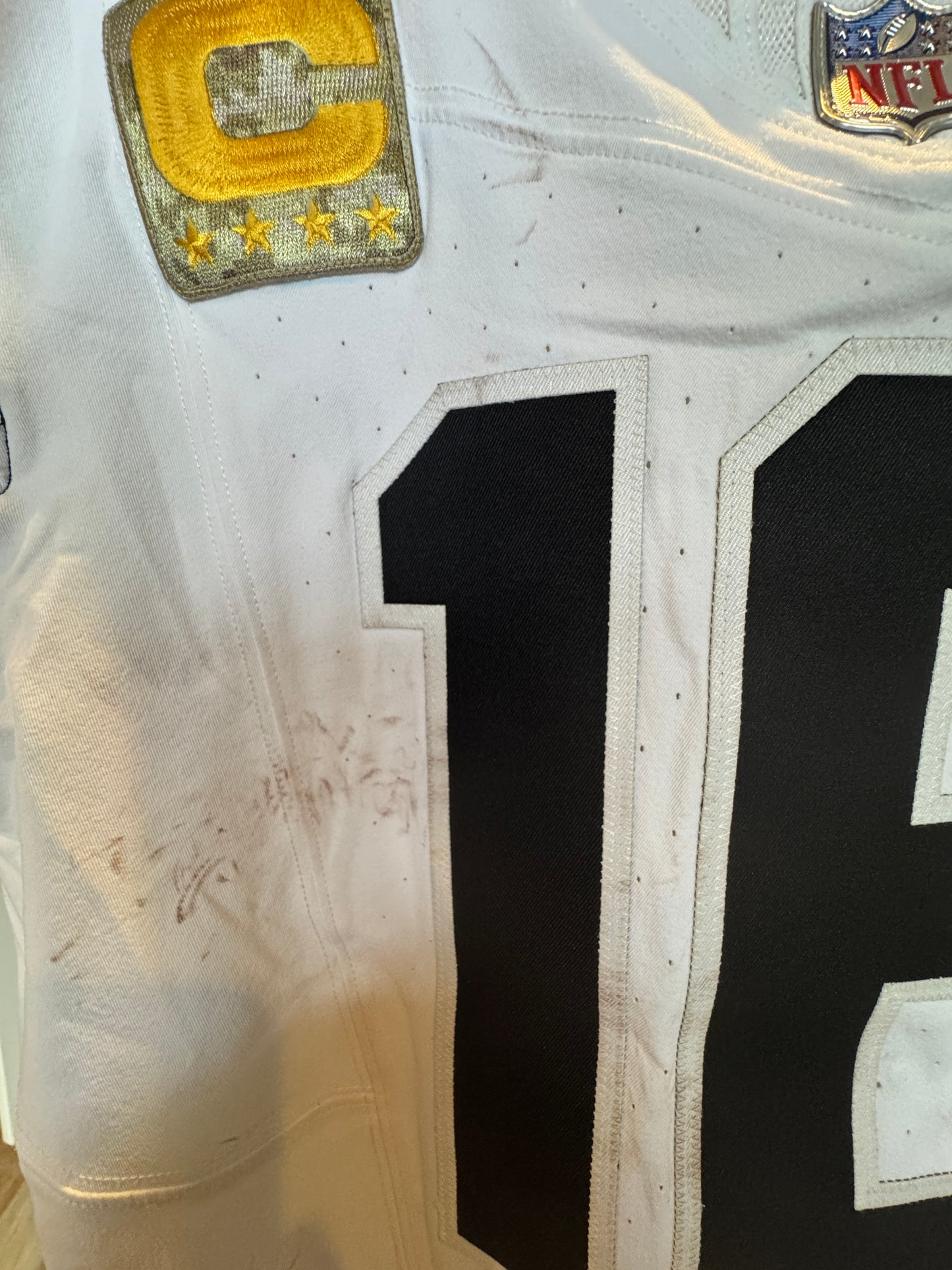 Trevor Lawrence GAME WORN 11/09/25 PHOTO MATCHED Jacksonville Jaguars Nike NFL Jersey vs Houston Texans Also includes Fanatics COA