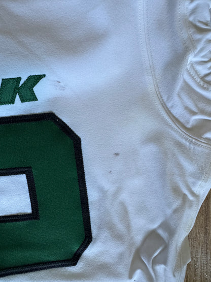 Thomas Hennessy GAME WORN 💪 10/24/21 PHOTO MATCHED 📸 New York Jets Nike NFL Jersey 👕vs. New England Patriots Includes PSA Authenticity🛡️