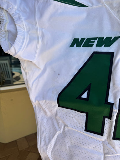 Thomas Hennessy GAME WORN 💪 10/24/21 PHOTO MATCHED 📸 New York Jets Nike NFL Jersey 👕vs. New England Patriots Includes PSA Authenticity🛡️