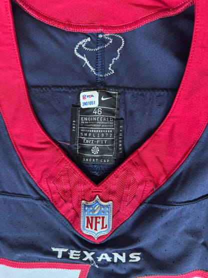 Laremy Tunsil GAME WORN 💪 10/15/2023 PHOTO MATCHED 📸 Houston Texans Nike NFL Jersey🎽 vs. New Orleans Saints (Crucial Catch Game)
