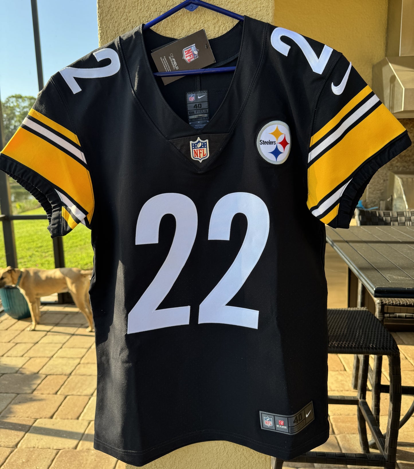 Najee Harris Signed ✍️ Pittsburgh Steelers Nike AUTHENTIC NFL Jersey - Rare 🖤💛