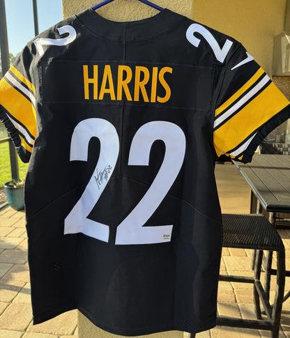 Najee Harris Signed ✍️ Pittsburgh Steelers Nike AUTHENTIC NFL Jersey - Rare 🖤💛