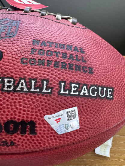 Nick Chubb Signed Cleveland Browns Wilson Duke Football inc"Dawg Pound" Inscription Limited Edition of 6