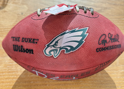Devonta Smith Signed✍️Philadelphia Eagles🦅Limited Edition Wilson Duke Ball🏈Inscription -Skinny Batman
