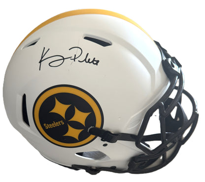 Kenny Pickett Signed✍️Pittsburgh Steelers Full-Size Lunar Eclipse Helmet🏈