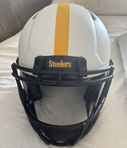 Kenny Pickett Signed✍️Pittsburgh Steelers Full-Size Lunar Eclipse Helmet🏈