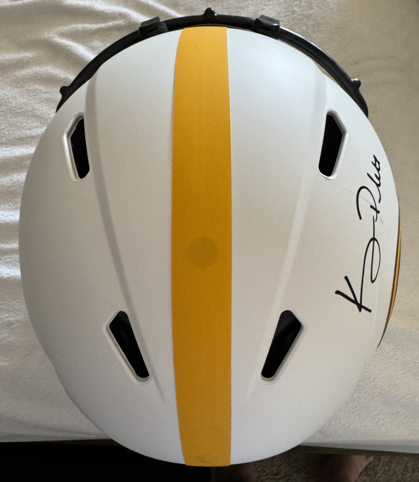 Kenny Pickett Signed✍️Pittsburgh Steelers Full-Size Lunar Eclipse Helmet🏈