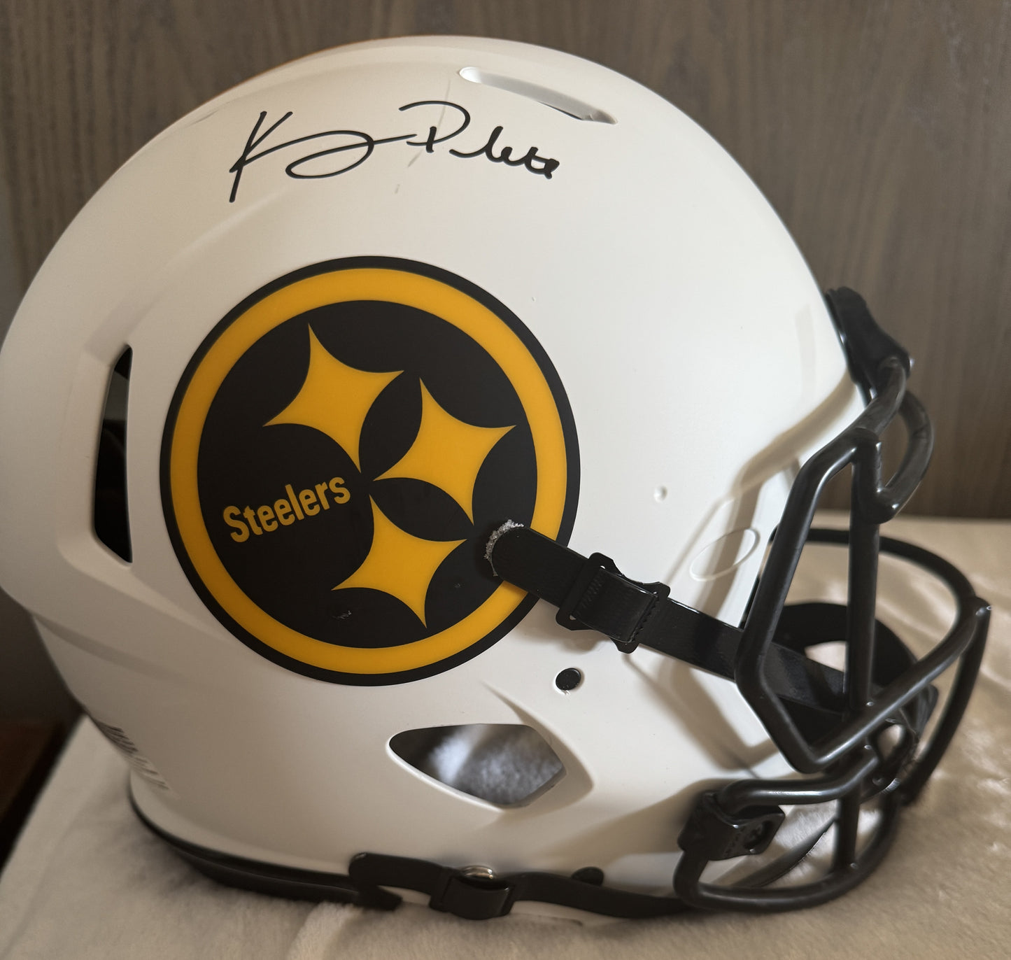 Kenny Pickett Signed✍️Pittsburgh Steelers Full-Size Lunar Eclipse Helmet🏈