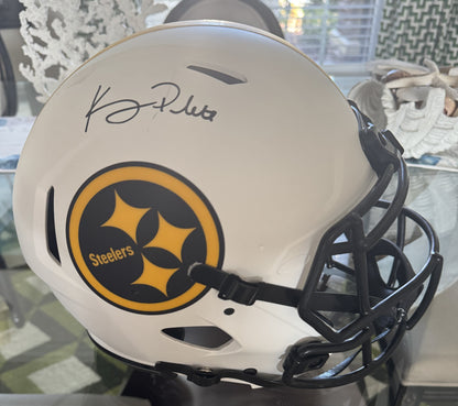 Kenny Pickett Signed✍️Pittsburgh Steelers Full-Size Lunar Eclipse Helmet🏈