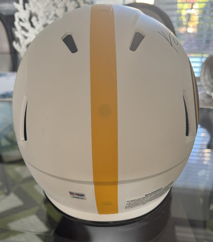 Kenny Pickett Signed✍️Pittsburgh Steelers Full-Size Lunar Eclipse Helmet🏈