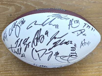 Wilson Pro Bowl Panel Ball Signed By Over 25 Players inc. Drew Brees, JJ Watt, Jason Kelce, TY Hilton, AJ Green, Andy Dalton, Andrew Luck, Calias Campbell & Pat Mcafee Also included is PSA Authenticity 🛡️