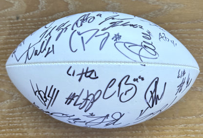 Wilson Pro Bowl Panel Ball Signed By Over 25 Players inc. Drew Brees, JJ Watt, Jason Kelce, TY Hilton, AJ Green, Andy Dalton, Andrew Luck, Calias Campbell & Pat Mcafee Also included is PSA Authenticity 🛡️