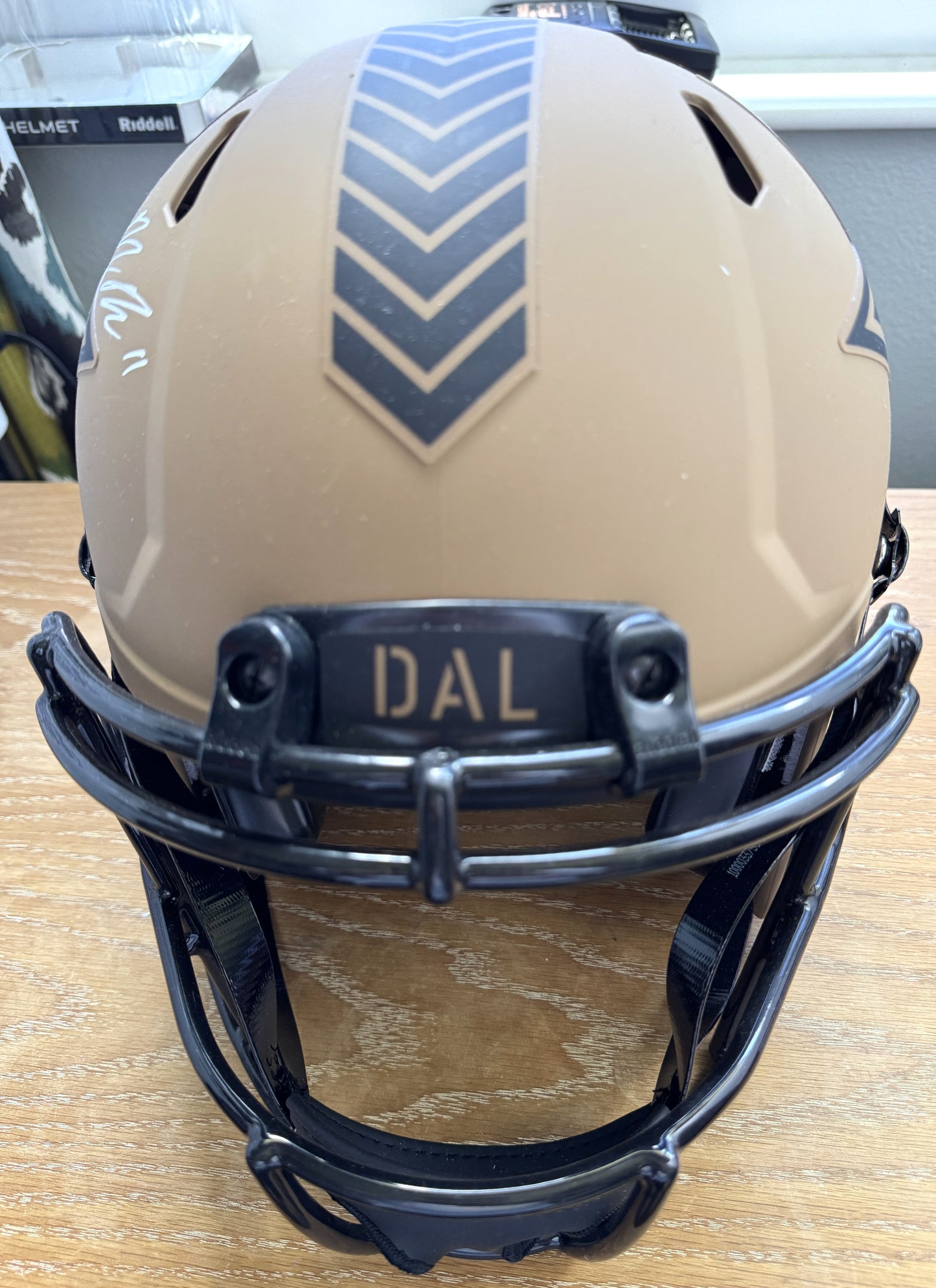Micah Parsons Signed ✍️ Dallas Cowboys🤠Salute to Service Full-Size Authentic On-Field Speed Helmet (Fanatics)🔵