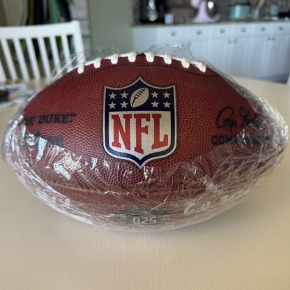 Baker Mayfield GAME USED💪Signed + Inscribed Wilson Duke Ball Tampa Bay Buccaneers 24-25 Szn Also includes Proof of Authenticity 🛡️