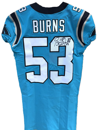 Brian Burns Hand-Signed✍️TEAM-ISSUED💪Carolina Panthers On-Field NFL Jersey PSA Certified