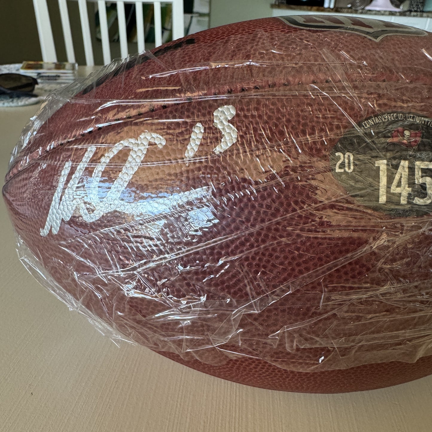 Mike Evans GAME USED Signed & Inscribed Tampa Bay Buccaneers Duke Football 24-25 Season Also includes Proof of Authenticity 🛡️