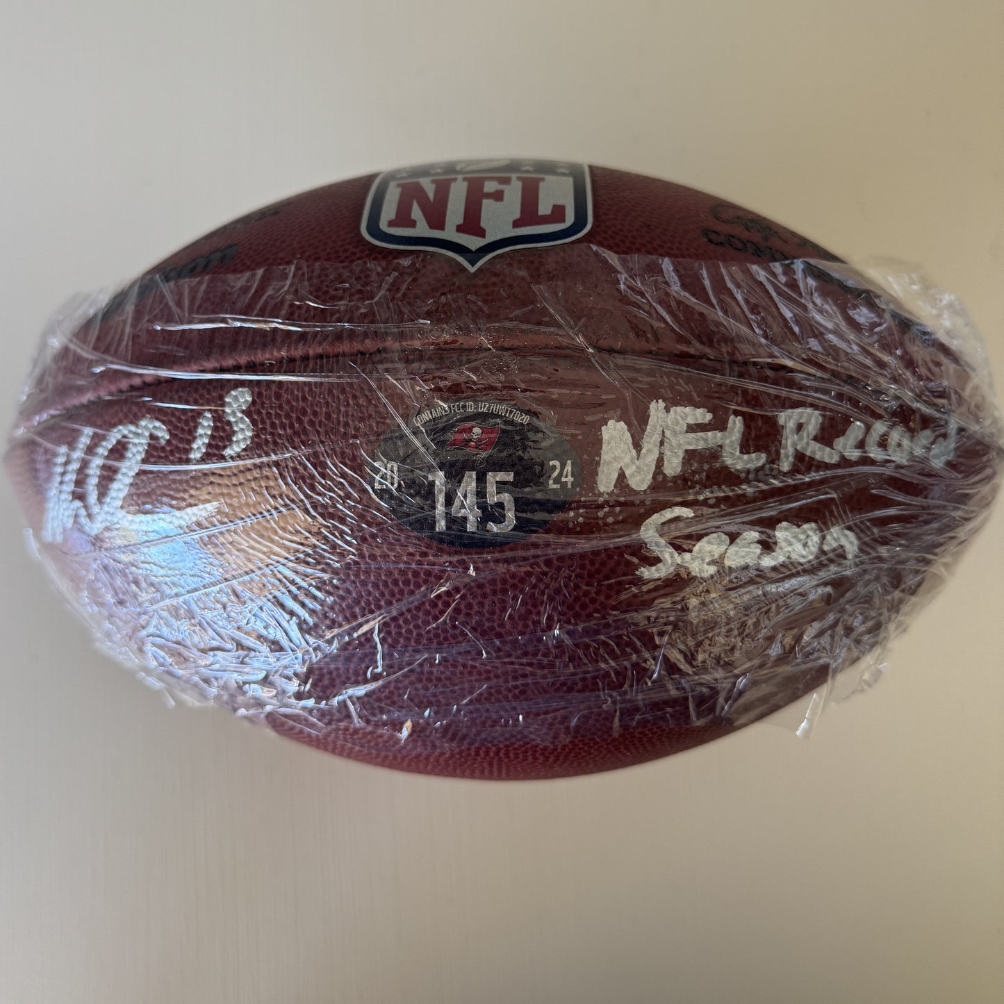 Mike Evans GAME USED Signed & Inscribed Tampa Bay Buccaneers Duke Football 24-25 Season Also includes Proof of Authenticity 🛡️