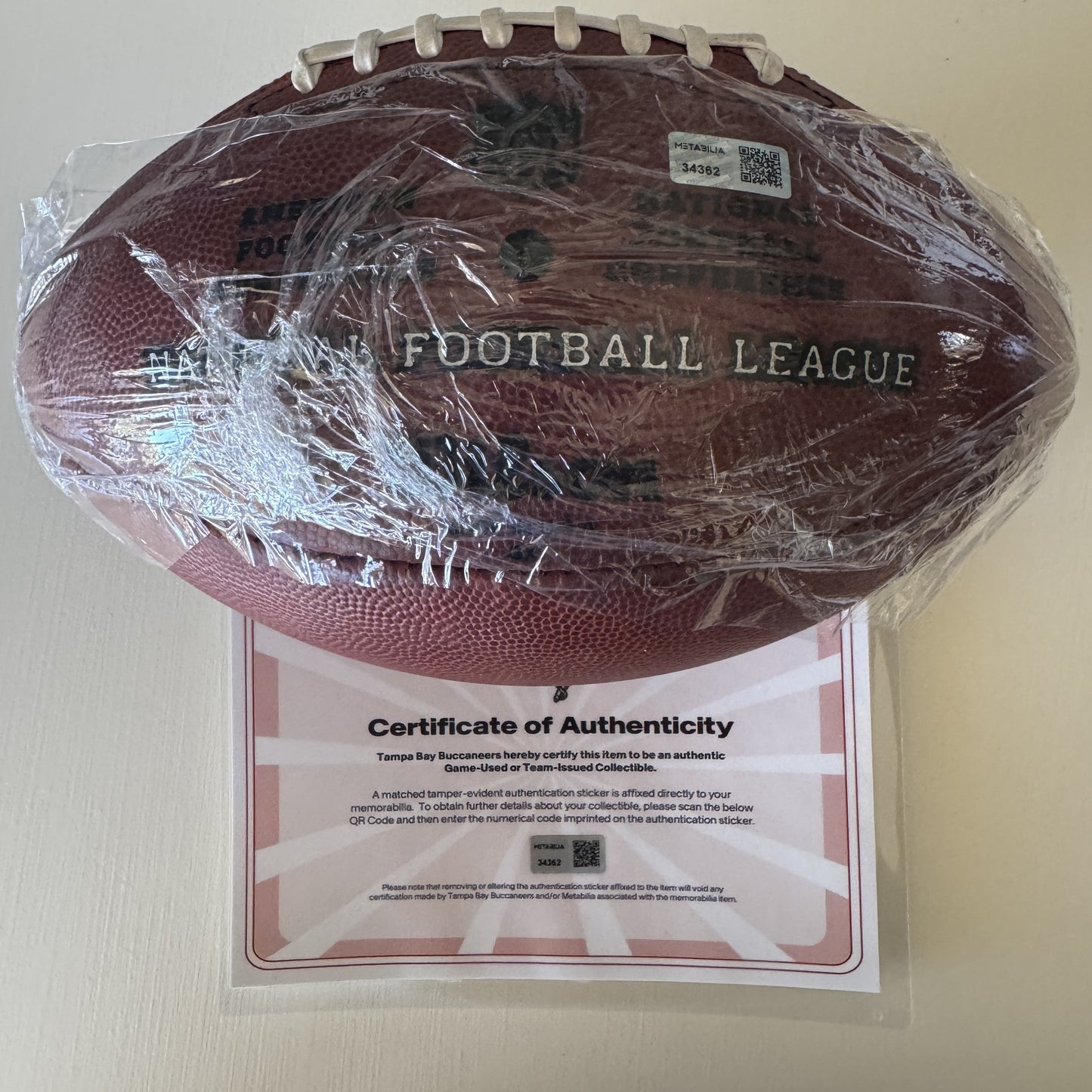 Mike Evans GAME USED Signed & Inscribed Tampa Bay Buccaneers Duke Football 24-25 Season Also includes Proof of Authenticity 🛡️