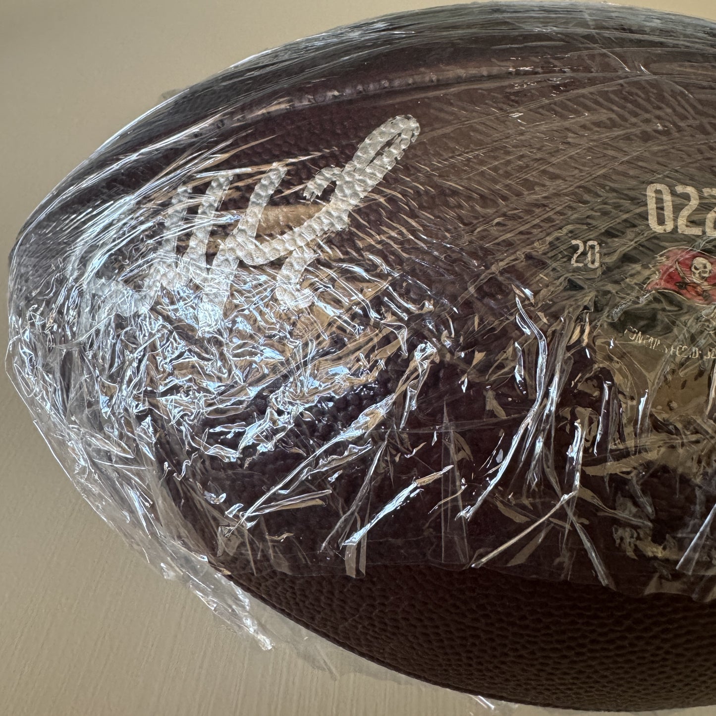 Baker Mayfield GAME USED 09/28/2025 Signed & Inscribed Tampa Bay Buccaneers Ball vs Philadelphia Eagles Also includes Proof of Authenticity 🛡️