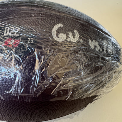 Baker Mayfield GAME USED 09/28/2025 Signed & Inscribed Tampa Bay Buccaneers Ball vs Philadelphia Eagles Also includes Proof of Authenticity 🛡️