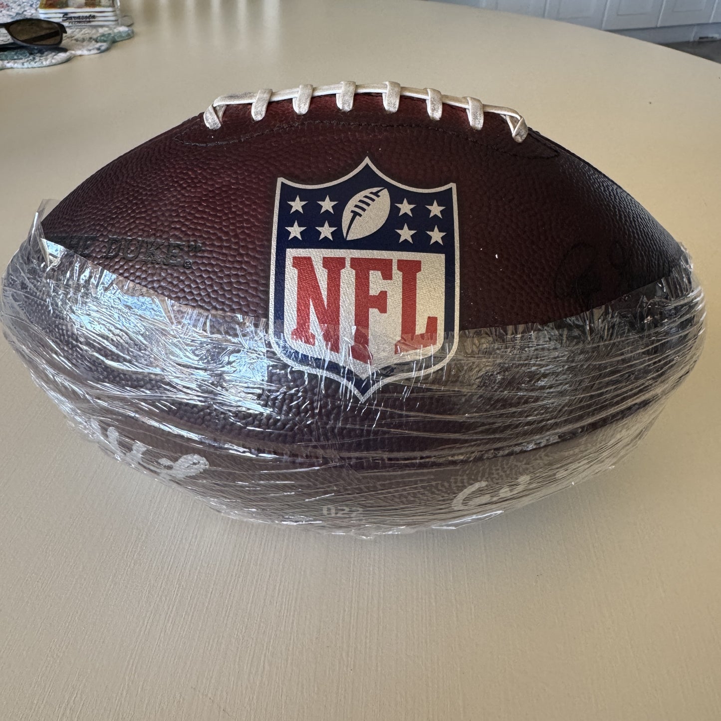 Baker Mayfield GAME USED 09/28/2025 Signed & Inscribed Tampa Bay Buccaneers Ball vs Philadelphia Eagles Also includes Proof of Authenticity 🛡️