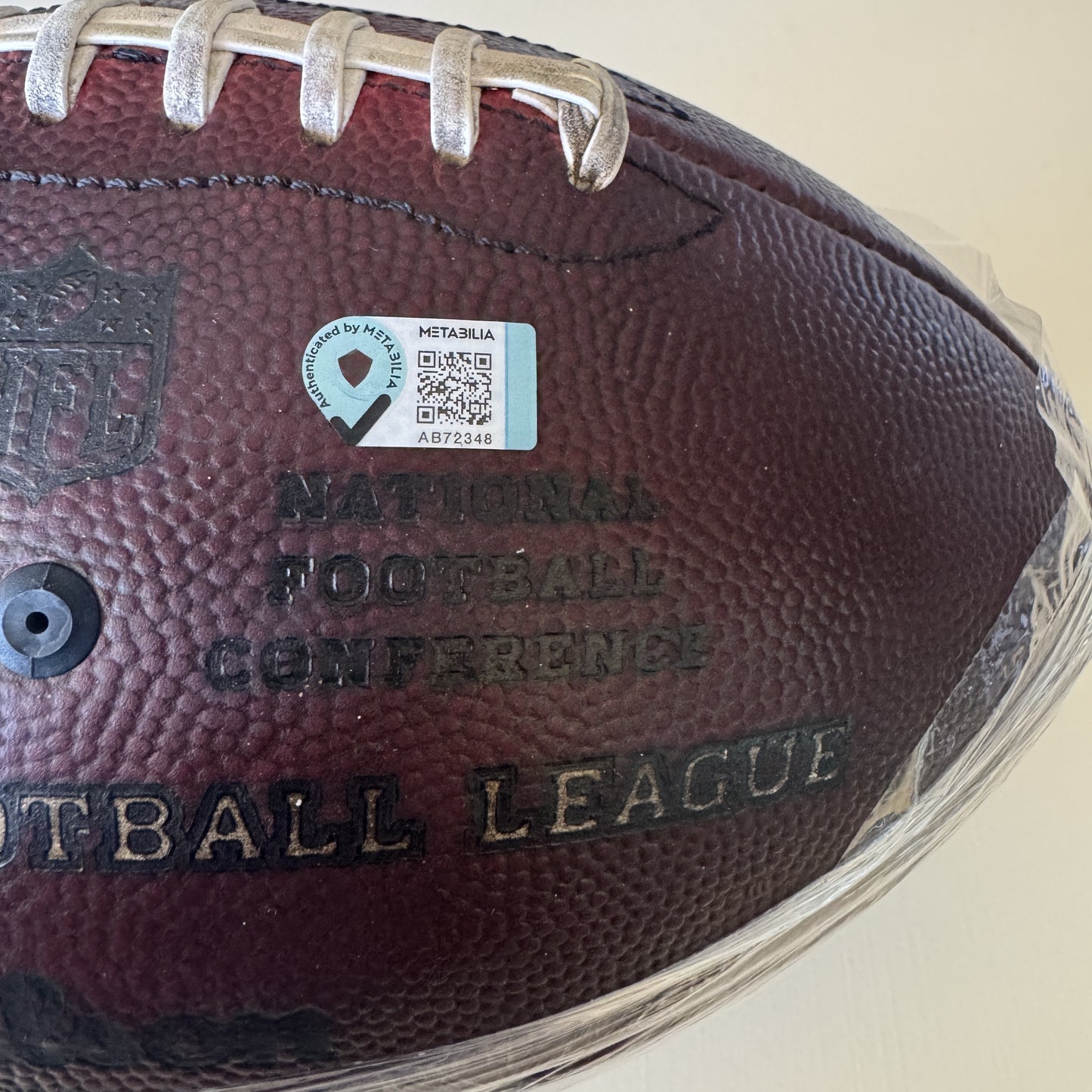 Baker Mayfield GAME USED 09/28/2025 Signed & Inscribed Tampa Bay Buccaneers Ball vs Philadelphia Eagles Also includes Proof of Authenticity 🛡️