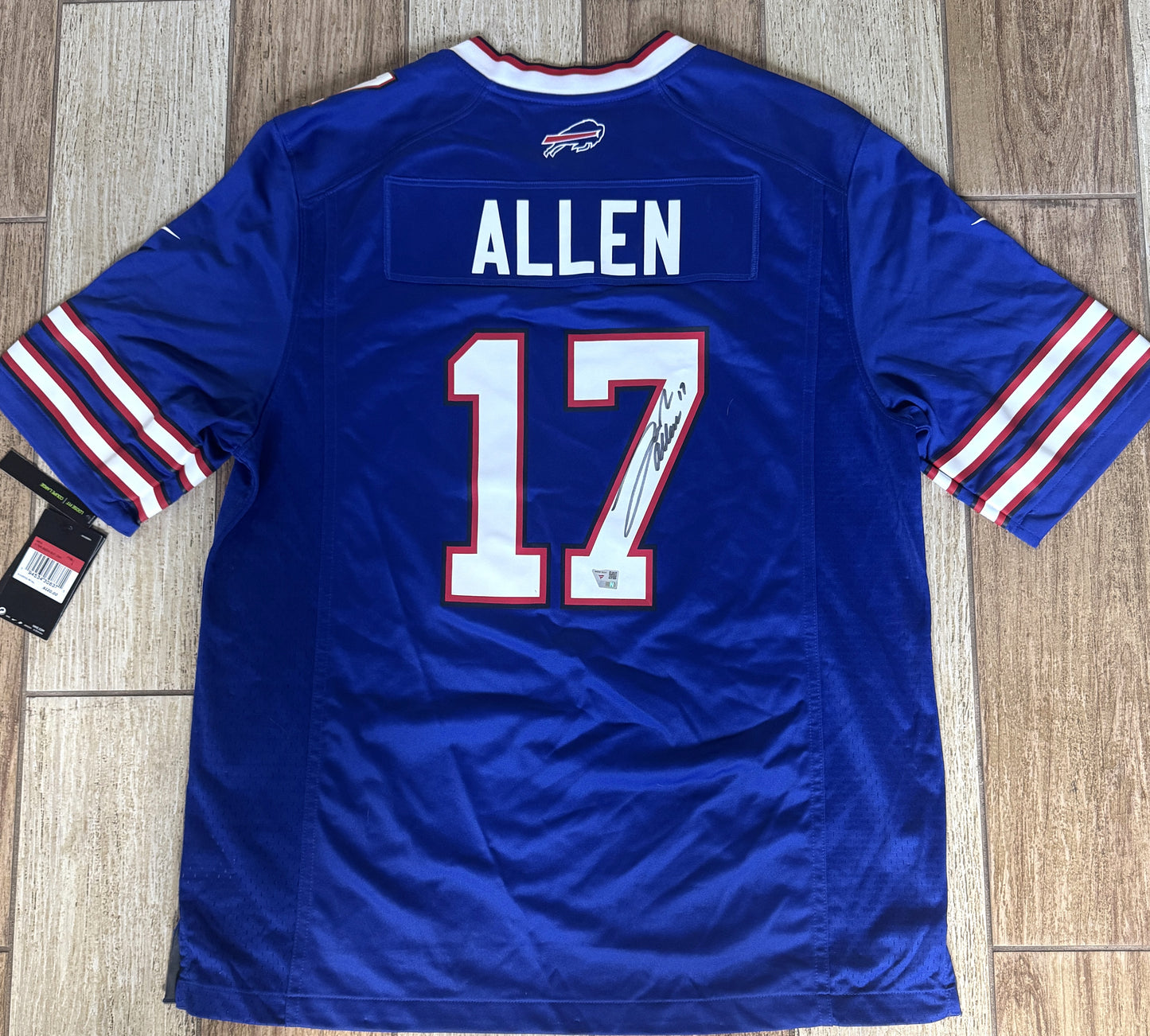 JOSH ALLEN Hand Signed ✍️ Buffalo Bills 🦬 Nike On-Field NFL Jersey 🏈 Includes Fanatics Authenticity