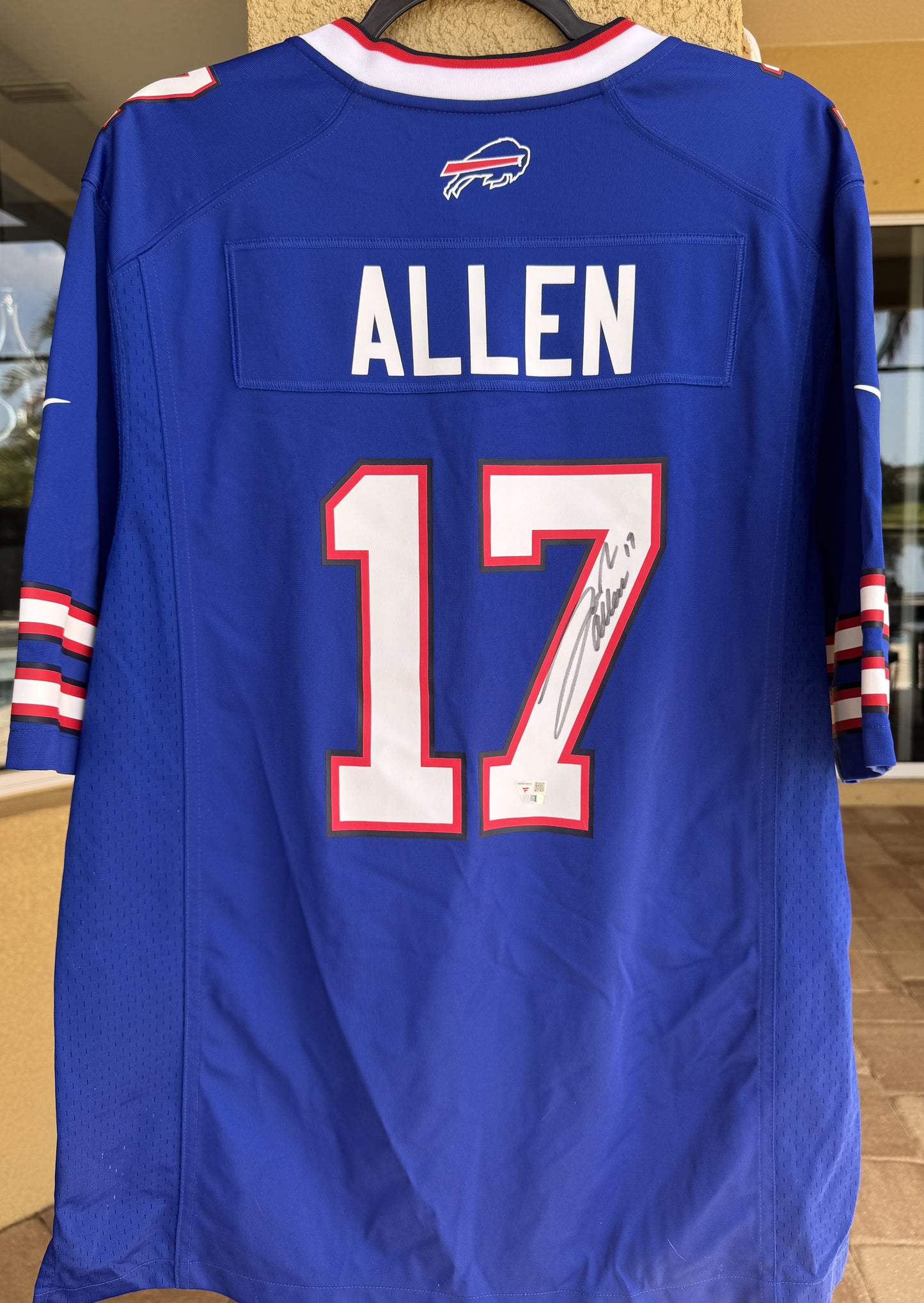 JOSH ALLEN Hand Signed ✍️ Buffalo Bills 🦬 Nike On-Field NFL Jersey 🏈 Includes Fanatics Authenticity